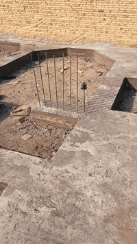 تم بعون الله فتح قالب رباط شريطي60×40 مساحه200م..مع عمل سداسي لجميع ار...