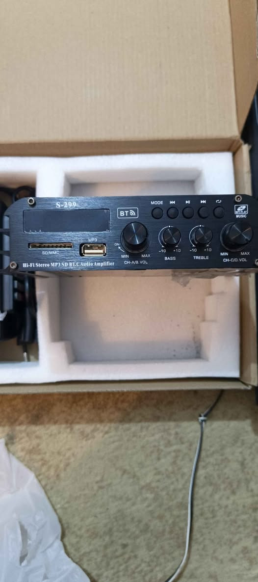 جهاز مضخم صوت بلوتوث اواكس فلاش رام صوته جدا عالي مع سماعات عدد اثنين السعر مع التوصيل 45 الف النجف, العراق


**إذا كنت صاحب هذا الإعلان وتريد حذفه لأي سبب، رجاءا أرسل رسالة إلى الدعم الفني**