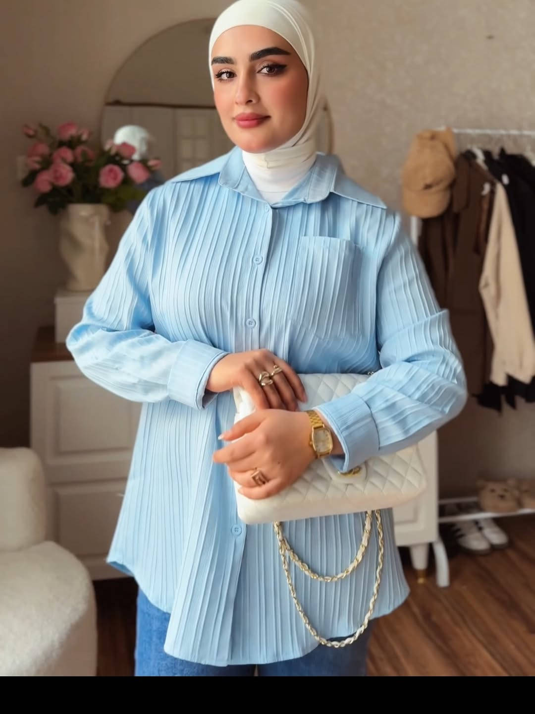 ⁨	اللون السمائي 🌸القياسات ٤٢-٤٤-٤٦-٤٨ الطول ٧٥سم يغطي الورك يتوفر توصيل بغداد والمحافظات ٥ الاف فقط⁩


**إذا كنت صاحب هذا الإعلان وتريد حذفه لأي سبب، رجاءا أرسل رسالة إلى الدعم الفني**