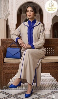 جلابة • كريب حريري • مقاسات L-3XL