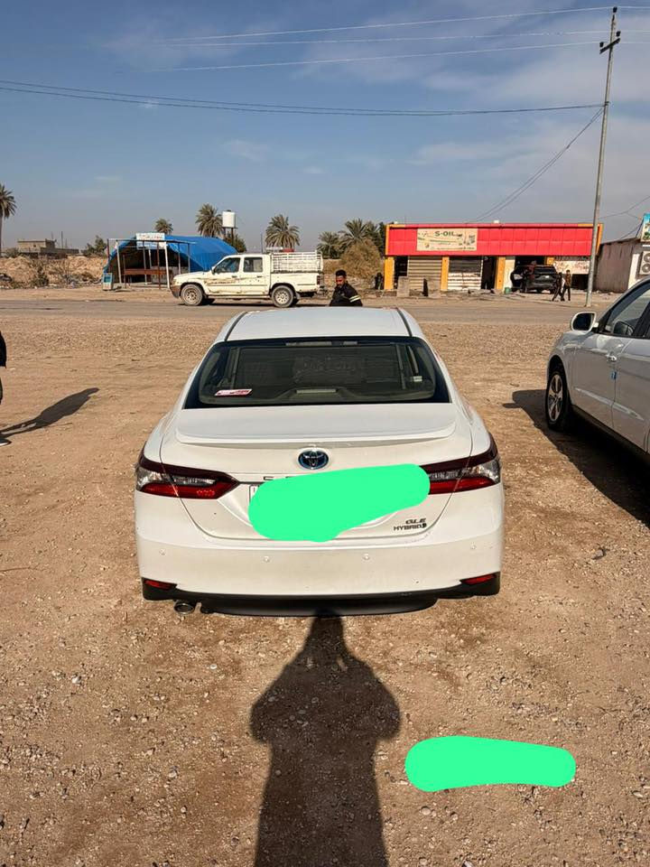 ‎‏﷽
***********
‎   ما تلكه بهيج سعر 230$ و بيهه مجال
‎ سيارة  كلـش  جديدة لوك فقط شخوط بسيطه جداً بالدعاميه الاماميه✔️
‎كلين تايتل
‎بدون صبغ
‎بدون تبديل
‎بدون ارباك
‎بدون دواخل
‎ تويوتا كامري موديل 2023 خليجي نظافة السيارة 100%   

‎ كلش  جديدة ونظيفة  وحلوة  بشرط مكفولة من كير و محرك و كهربائيات حجم المحرك : 2.5L ( 4,سلندر ) هايبرد
‎السيارة رقم بغداد
‎المواصفات
‎داخل اسود
‎كشن جلد
‎‏‎شاشة كبير لمس
‎كـــامـــيرا 
‎اوتو ستارات : 𝐀𝐔𝐓𝐎 𝐒𝐓𝐀𝐑𝐃
‎اوتو ستوب : 𝐀𝐔𝐓𝐎 𝐒𝐓𝐎𝐏
‎رادار امامي (تحديد مسار)
‎‏‎رادار جانبي (نقاط عمياء)
‎‏‎رادار خلفي (التحذير من الاصطدام) 
‎نظام : 𝐄𝐂𝐎
‎نظام : 𝐍𝐎𝐑𝐌𝐀𝐋
‎نظام : 𝐒𝐏𝐎𝐑𝐓
‎نظام : 𝐒𝐍𝐎𝐖 𝐎𝐍/𝐎𝐅𝐅
‎نظام : 𝐌𝐔𝐃 & 𝐒𝐀𝐍𝐃
‎نظام : 𝐑𝐎𝐂𝐊 & 𝐃𝐈𝐑𝐓
‎‏‎تحكمات استيرن 
‎‏‎كشنات كهربائي
‎‏‎لايتات ليد وعدسة زينون بلادي
‎‏‎ويل كولد بيلادي
‎وبعد هواية مواصفات
