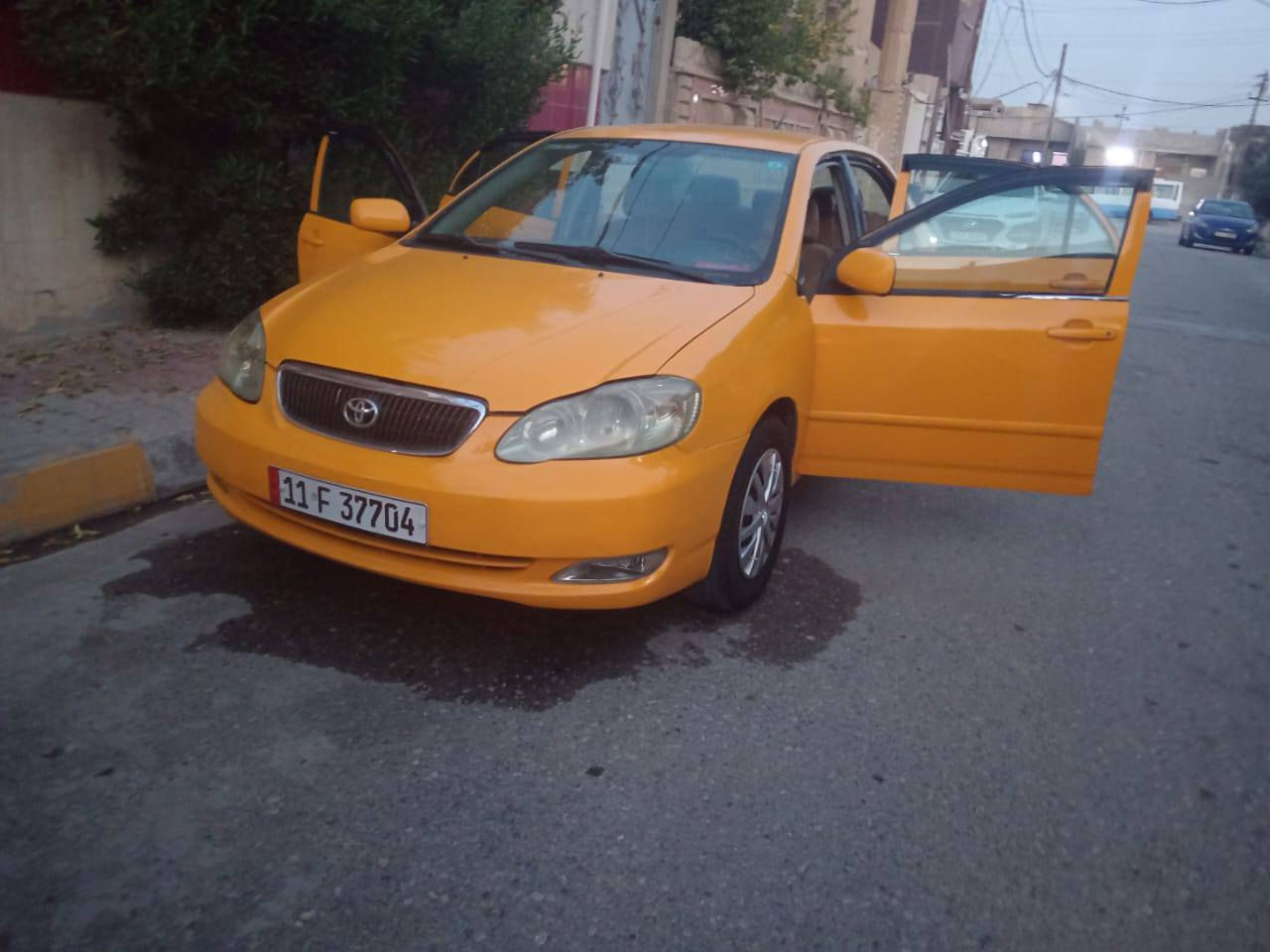 السلام عليكم 
كورلا نحلة 2007 تكسي رقم بغداد دولي جديد
مصفرة هيئة كير محرك كهربائيات كلها مكفولة 
السيارة ماناقصها شي 
السعر 80 بي مجال
***********
