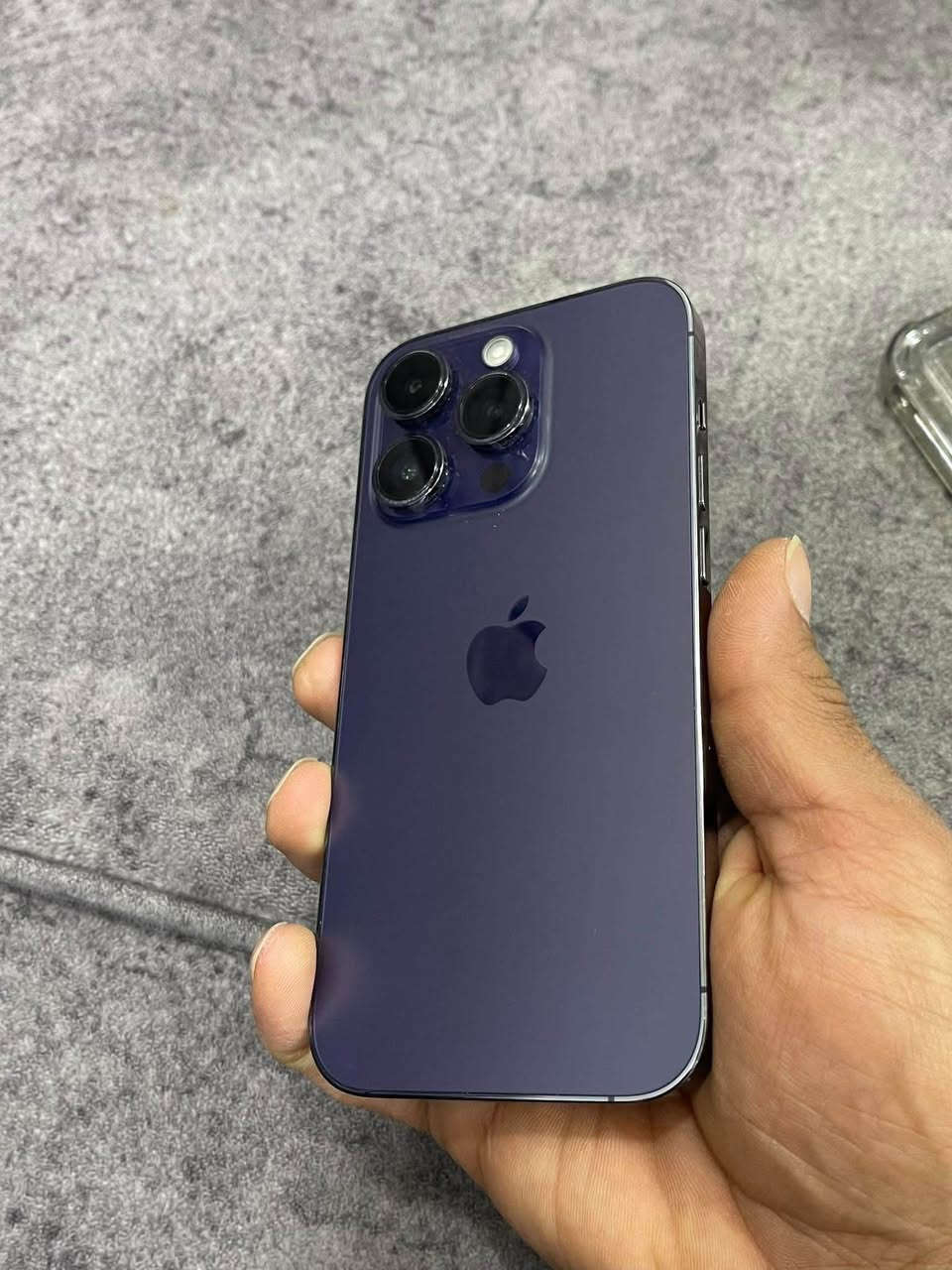 السلام عليكم 14 pro max
(Normal )شرط 

بطاريه 82%‎🔋

نظافه 95‎%‎✅

ضد الماء شرط 🔥🔥

لون بنفسجي المميز 💜🔥

سيم كرت تك. ويشتغل ويا esim

256GB

 استخدم شخص واحد شرط 🔥

السعر خاص ⬇️

***********
***********
