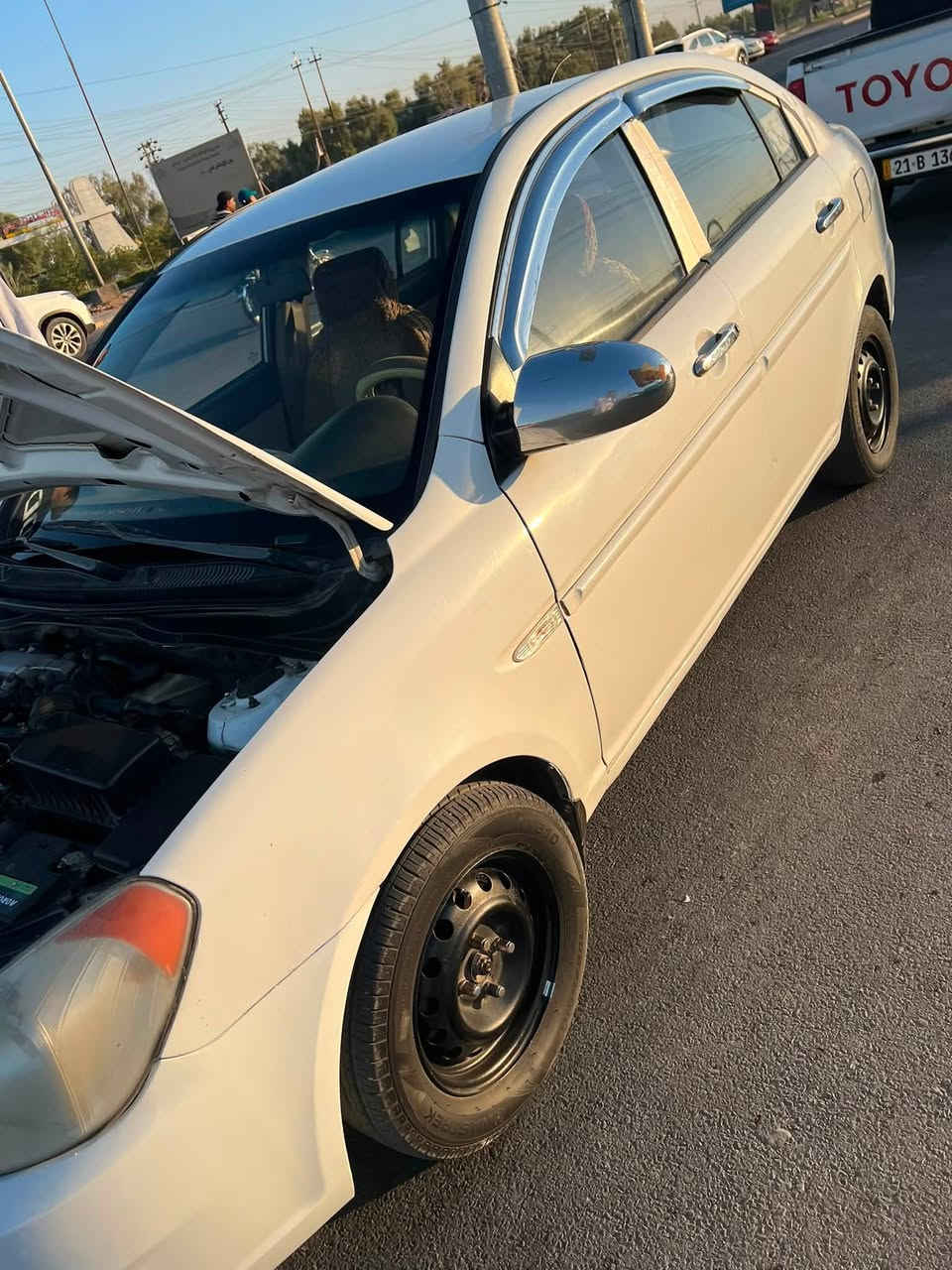 سلام عليكم سياره اكسنت موديل ٧ كير عادي فول تبريد وتخم تاير تواصل على خاص أو على رقم ***********
