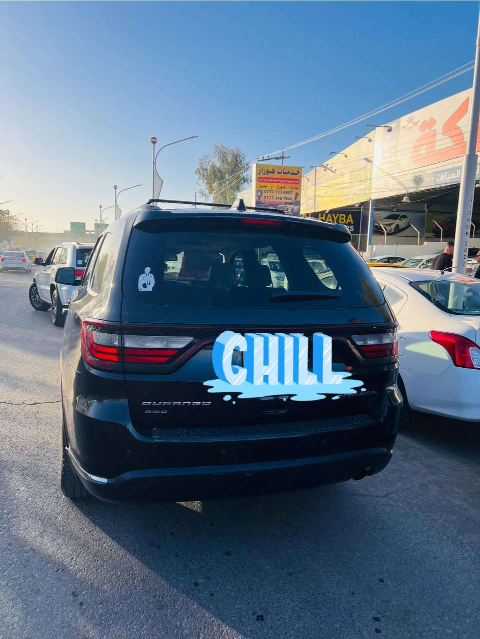 سلام عليكم
للبيع 

دوج دورنكو ٢٠١٦ فول موصفات كلين بدون ضرر خليجي 

كير محرك شرط بلادي 

باسمي كشن جلد 

ميموري يعني ذاكرة 

كذالك كشن تدفئة مع استيرن 

شاشة وسطية 

محرك ٣٦٠٠ 

حساسات امامية وخلفية

 أشاير مري

 رادار خلفي جانبي 

تشغيل عن بعد 

نضام توقف ذاتي 

تبريد ٣ قطع مركزي 

نقطة عمياء

بعد بي هواي موصفات مذاكرة 

مكان السيارة ديالى 

السعر على خاص وتدلل 
للتواصل ***********واتس اب وخط
