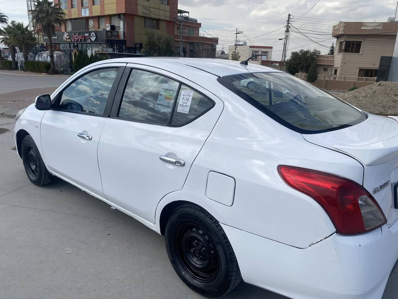 نیسان سەنی لاکشمیبای 2016 ڕەقەم سلێمانی چوار پارچە بۆیاخی هەیە لەگەڵ تۆزێ سارد  لای دۆسەی دواوەی سایەق ناوگرتنی هەیە سەنەوی و ڕەقەمی تازەیە ئاوێنە کارەبای دەبڵ گێچ دەسک نیکل ناو کرێمی ABC خلیسکان گێڕ و مەکینە و تەبرید و تەحویل و غەرامە بە شەرت سعر 85 گەڵا و مەجال شوێن سلێمانی 
***********
***********
کۆڕەک واتساپی هەیە 

نيسان صني هندي 2016 رقم سليمانيه گير اوتوماتيك بيها أربع قطع و شوية بارد بيها داخل شويه بلدوسة بلجاملغ الي ورة السايق السنوية و الرقم جديد مراية كهربائية دبل گيج يدة نيكل داخل كريمي گير و مكينه وتبريد وتحويل و الغرامه بشرط السعر85 ورقة ومجال مكان السيارة السليمانية المعاملة على هذا الارقام الي مسجله فوك والكورك بي واتساب
