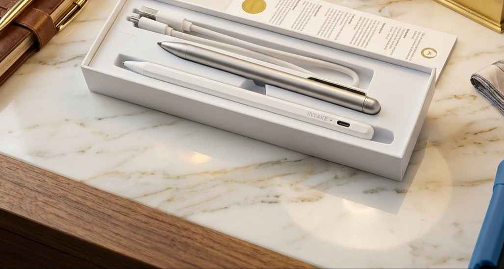 قلم Stylus للرسم والكتابة على التابلت والموبايل.
ماركة INTAKE Magic Drawing Pen.بطارية قابلة للشحن
رأس دقيق مناسب للرسم والملاحظات
يعمل على iPad و التلفون و الأجهزة اللمسية
استخدام قليل وحالته ممتازة
مع العلبة وكابل الشحن
السعر: 15,000 دينار (قابل للتفاوض البسيط)
Stylus – قلم iPad – قلم تابلت – Apple Pencil – قلم رسم – قلم شاشة لمس بغداد, العراق


**إذا كنت صاحب هذا الإعلان وتريد حذفه لأي سبب، رجاءا أرسل رسالة إلى الدعم الفني**