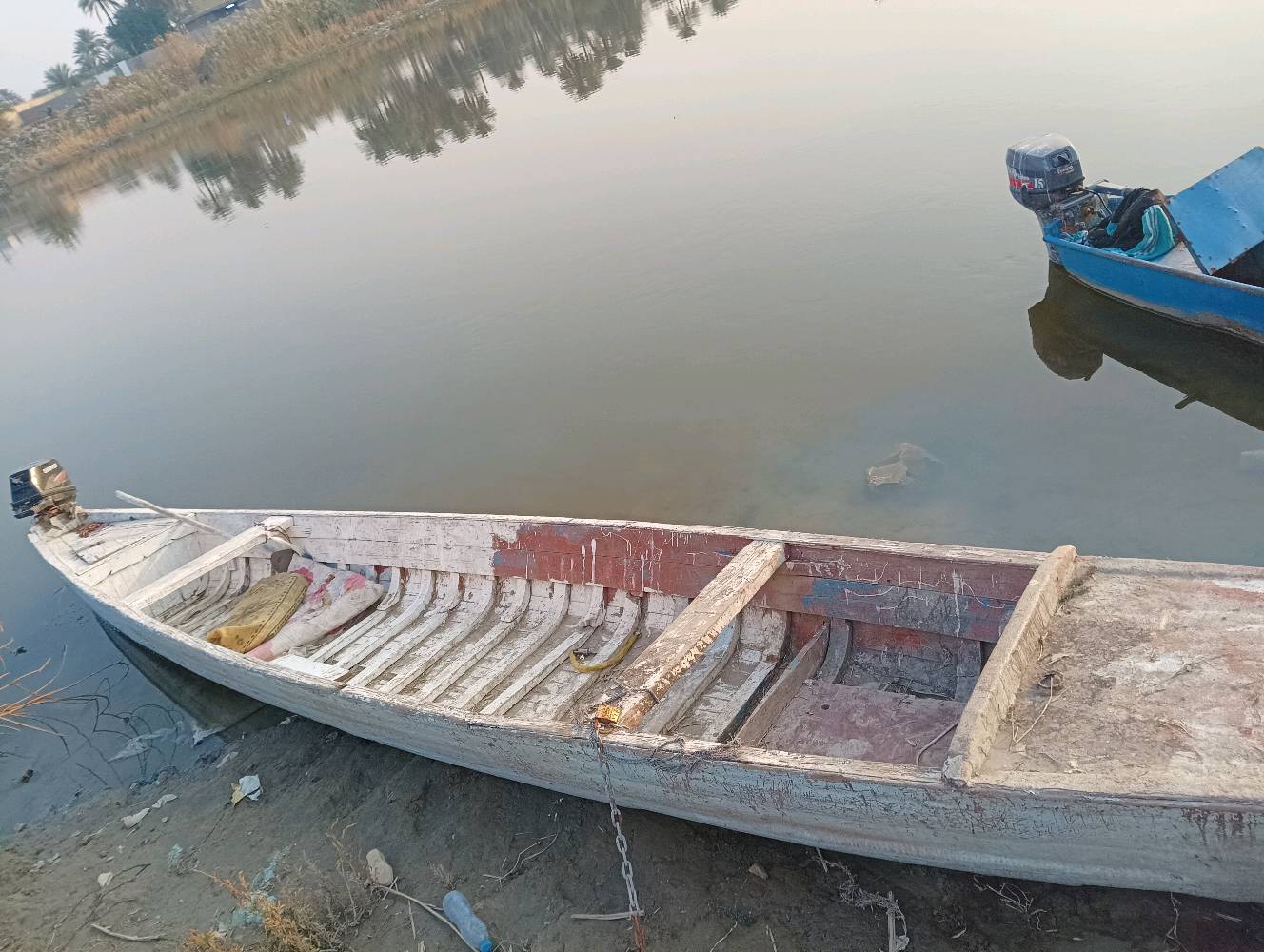 بلم البيع نضيف نوع ...المكينه صيني اصليه اسم المكينه بيرسن ...طول البلم 14 اذراع  مكاني..بابل ..المدحتيه الحمزه الغربي 
للاستفسار اكثر على الخاص 
السعر على الخاص 
رقم الواتساب ***********