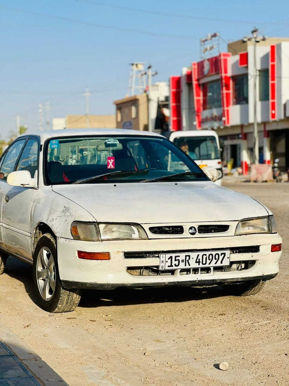 سلام عليكم. للبيع كورلاه مديل 92 بسمي تحويل مباشر رقم انكليزي سنويه لل29 هزه لشهر 9تنتهي  كير خير من الله مكينه 1400 خير من الله فقط تنقيص قليل  كهربائيات شغاله تخم  تاير جديد مشط استيرن جديد  مسجل شغال باتري جديد  سياره مال جناي مكاني واسط قضاء الحي السعر 38 للتصال ***********
