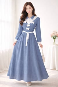 نسائي • فستان كريشة • مقاسات XL/XXL