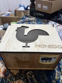 فقاسة • ٩ بيضه • خشب بلوط