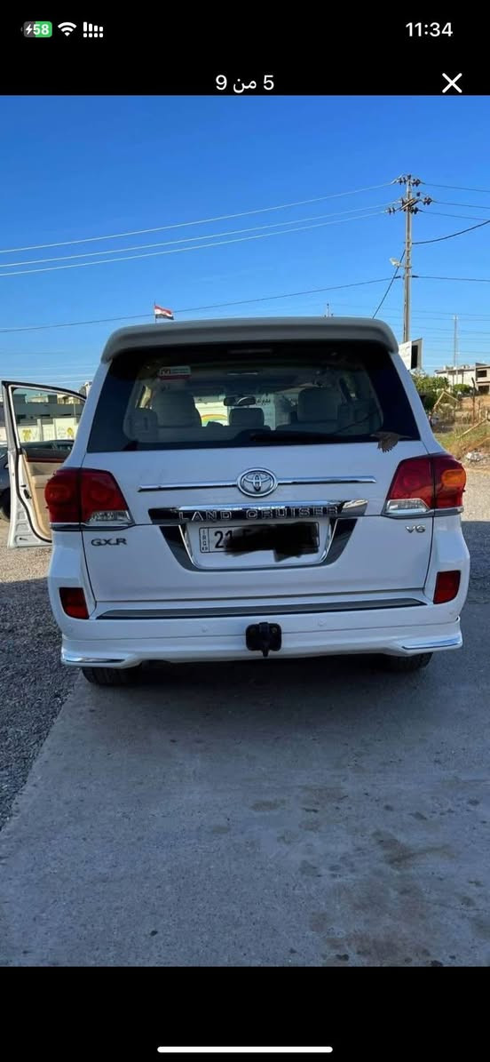 سلام عليكم تيوتا لاندكروز  2013 بريم اصلي  GXR 
6سلندر رقم سليمانية دولي  تحويل مباشر 
بيها ربع بونيد وجاملغ سكن 
موصفات 

سلايت روف 
فور ويل 
مري قلاب 
لايت زنون 
حساس امامي خلفي 
تشغيل عن بعد 
بصمات ابواب 
كشنات جلد 
كشن كهرباء 3دكم
اشاير مري
لايت زنون 
طفايه 
تبريد ثلاث قطع 
ثلاجه
7 راكب 
‏‎تحكم استيرن
السيارة حيل جديده 
كير محرك صدر تخم تاير كله بشرط 
السياره جاهزه من كلشي
مكاني كركوك   

للاستفسار ***********
