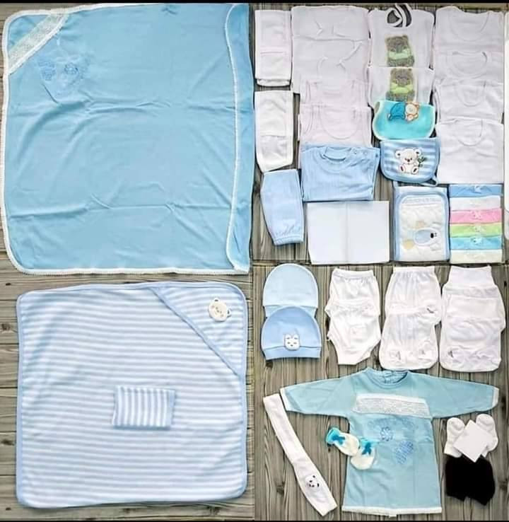 لكل ام عم تجهز 😍😍 مجموعة ديارة ٤٠ قطعة كاملة
قطن ممتاااز❤️❤️ 
مولفة من :
بربتوز عدد ٤ 
قميص داخلي عدد٤
دقونة عدد٤
كيلوت حفر عدد٢
كيلوت عيون عدد٢
كيلوت بمشد عدد ٢
جرابات عدد٢
كنزة داخلي عدد١ 
طاقية ب ب عدد٢
زنار صرة عدد٢
محارم عدد٦
فستان ديارة عدد ١
ملفة ديارة عدد١
منشفة عدد١
ليفة ب ب عدد ا
كولون داخلي عدد١
مشد بطن عدد ١
زنار طويل عدد١
مشمع مربع عدد١
كفوف جوز واحد
كيوي، ازرق، زهر


**إذا كنت صاحب هذا الإعلان وتريد حذفه لأي سبب، رجاءا أرسل رسالة إلى الدعم الفني**