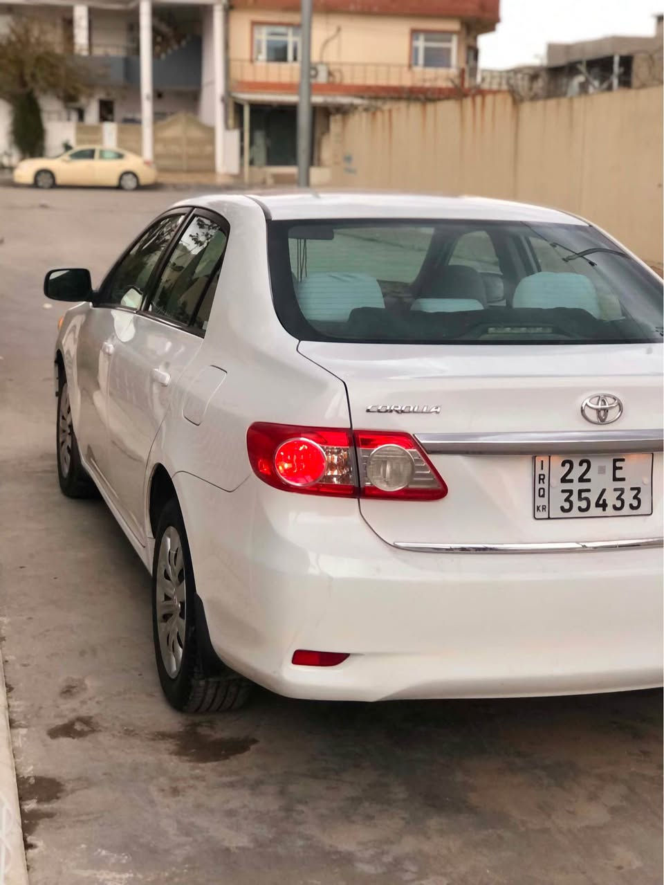تويتا كرولا موديل ٢٠١٣
بدون ضربة بدون صبغ فقط مكانين تاتو
ما بي دينار مصرف
سنويه جديد لحد ٢٠٢٩
كوبون بنزين موجود 
تعديل سرعة
شاشة
كاميرة
حساس
لايت ليد
تبريد ويه سويج
محرك و گير و كلشي بشرط
تايرات و باتري و تاخم صدر جديد
*********** كركوك, العراق
