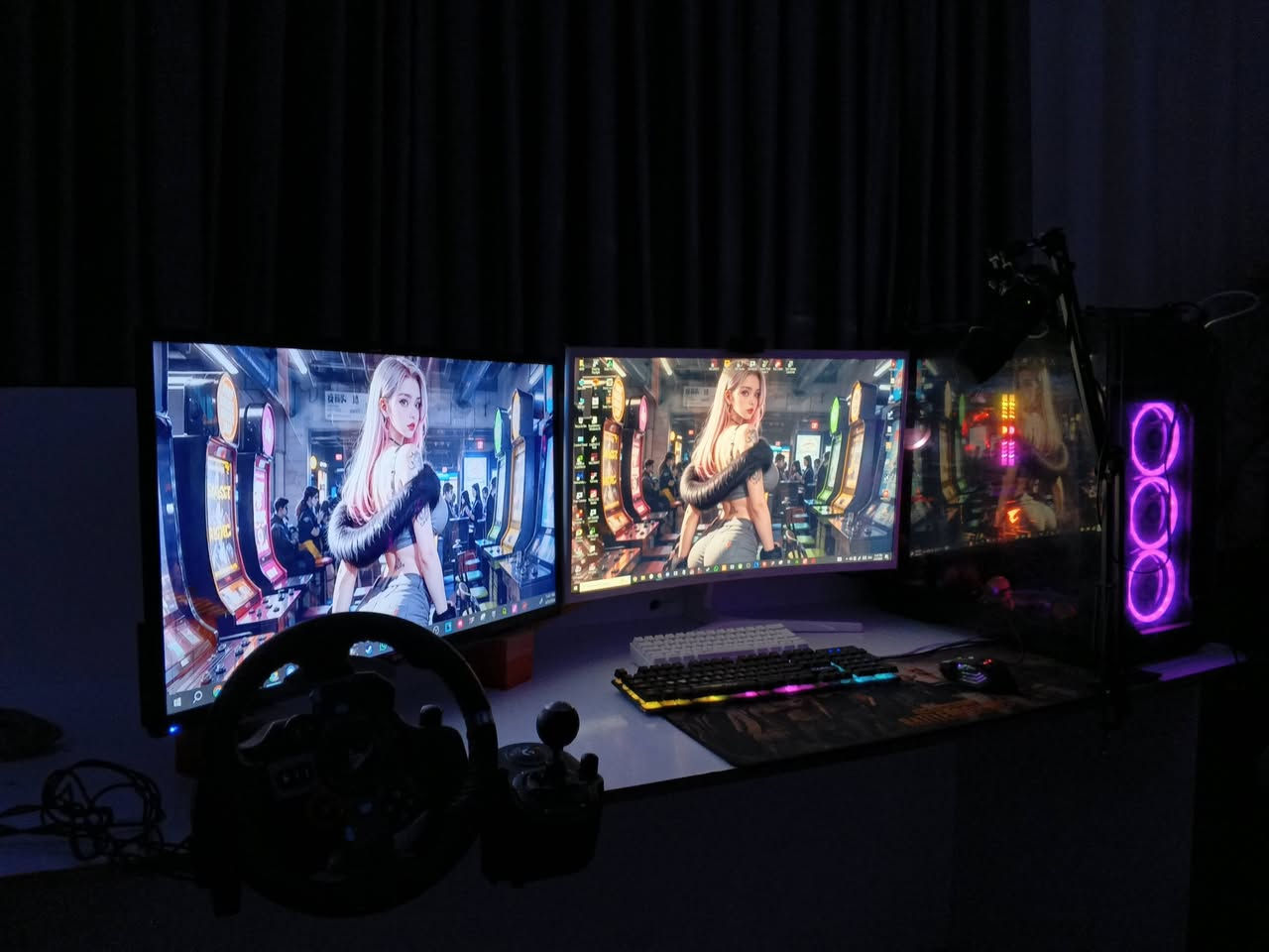 سلام عليكم pc
موصفات 
كرت الشاشه RTX 2060 سوبر 
معالج i5 9600k
بور سبلاء 700w
مذر بورد AORUS B350
رامات 16 ار جي بي 
ستيرن لوجتك G29 
مع الكير 
مايك بوايه 700 سعره 140 دولار 
كامره اماميه
الشاشه 1 سامسونك  144 هرتز 
الساشه الثانيه شاينو 60 هرتز 
الحاسبه كلش حلوه وقويه موصفات هاي جنت العب وبث عليه ترهم كل العاب كراند ببجي فورت نايت كود شنو الئ يعجبك تكدر شغله 

السعر جوه السوك 1250 مليون ومتين وخمسين الحاسبه بس يرادله اكتفيت وندوز لن تاركه صالي فتره طويله 

مكان كربلاء شارع الملعب الدولي 

للستفسار ***********
