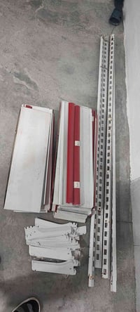 15رفوف و7عامود  عمق رف 20 والعرض60 07807152727 سعر90الف