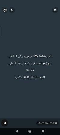 ركن الداخل • ١٢٥م • للبيع