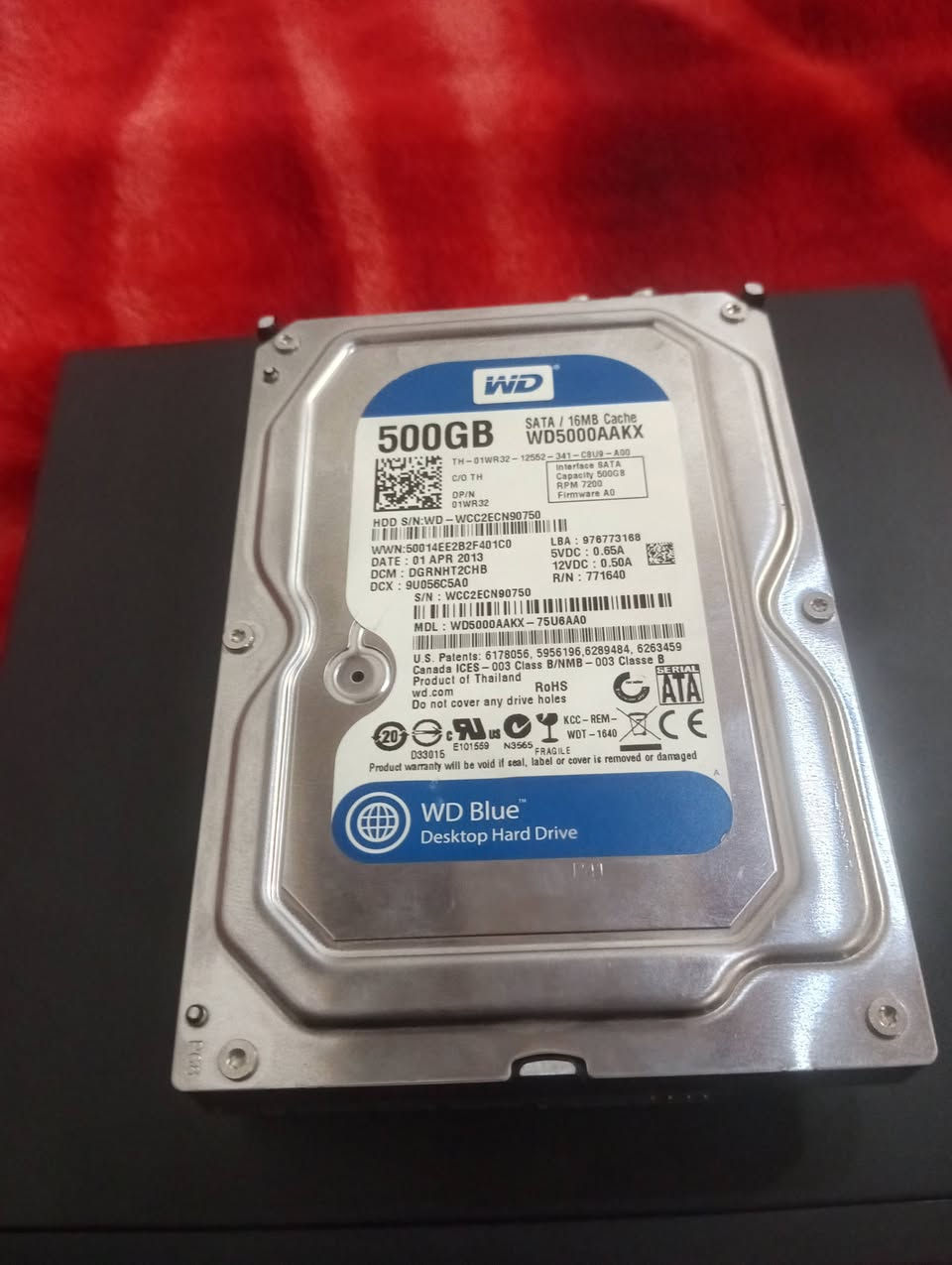 جهاز DVR الاصلي مستخدم شركة دهوا أستعمال قليل 4 مخارج  دقة 2 ميكا+ هارد 500g 
السعر :- ٤٠ الف قفل
بدون محوله لان محولته عاطله
النجف الاشرف
***********

