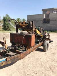 للبيع جهاز حفر ابار جاهز للعمل مع الملحقات  07824963263
