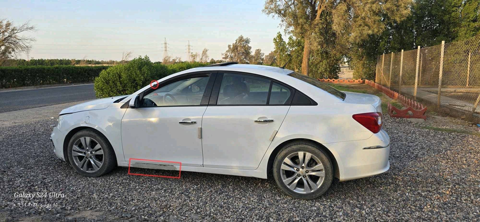 سياره شفرليت كروز خليجيه LT
 ما ناقصها شي 
حداديه مسويها قبل رمضان والحداديه كله اصلي 
 تايرات جدد 
دهن اصلي موتل بـ13 الف الترا اخليها 
بانزين محسن أدير الها
تحكم سعر 
مثبت سرعه 
6 بصمات
تشغيل بصمه 
دخول ذكي 
جنطه فتح ذكي 
شاشة اندرويد 
فتحة سقف 
نقطه عمياء
4 ويل كيب
مكينه مكفوله 
كير مكفول 
الكير 6 نمر والسابعه بك 
الكير اوتو عادي 
حساس حراره 
ماي راديتر اصلي زيتي ما اخلي ماي عادي
بــيع او مـراوس 
***********
سعر 100
وبيها مجال