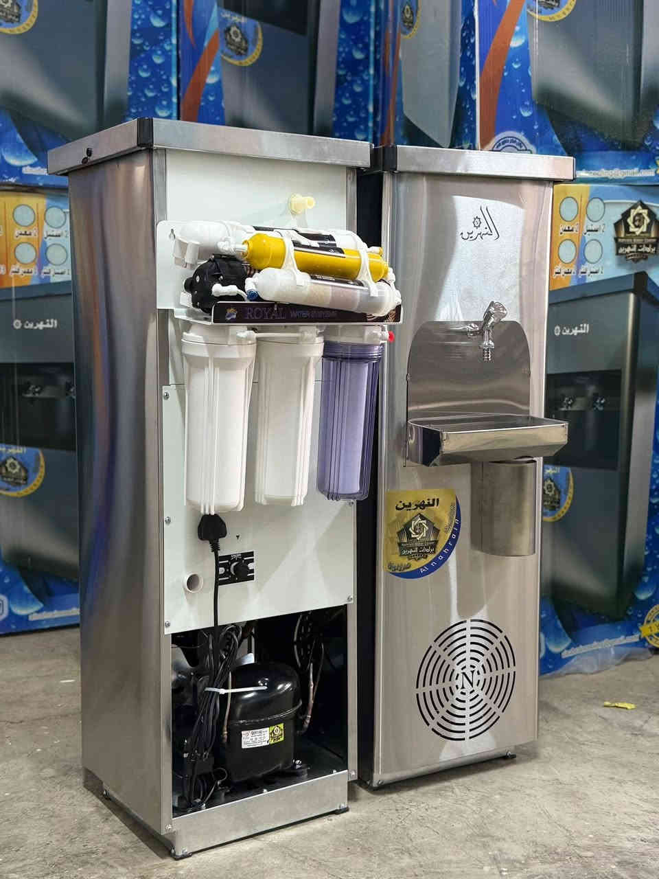 متوفر ربط فلتر ماء منزلي عالبراد الخارجي 
متوفر بيع + صيانه جميع منضومات الماء المنزليه 
**كربلاء-طويريج- الطنبي - بشار ابو مصطفى 
**متوفر ايضاً خدمه الصيانه الموقعيه (نجيك للبيت ونصلحه)
للاستفسار *********** واتساب

