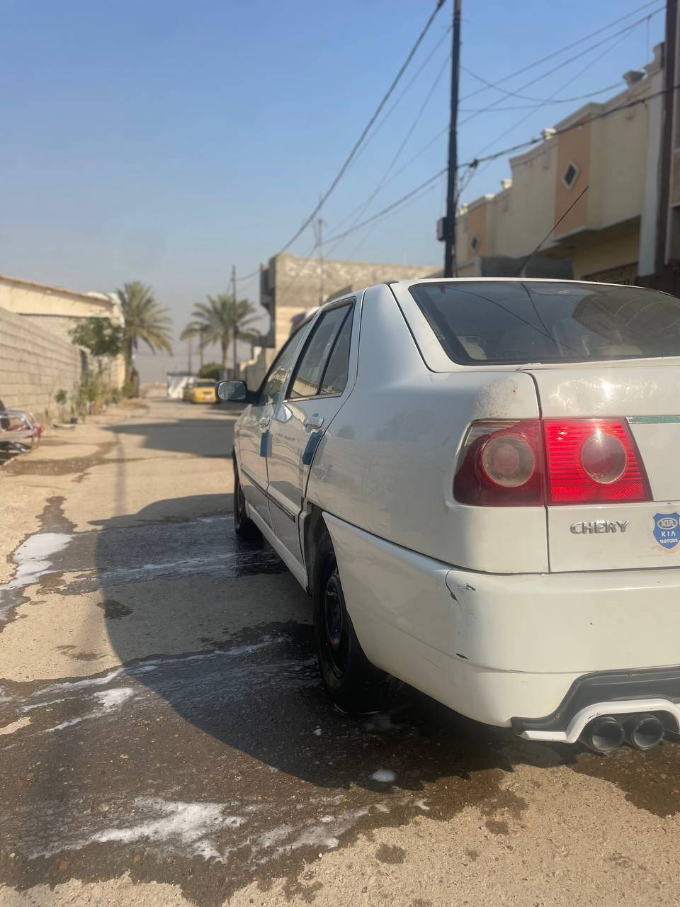 شيري كوين 2010 محرك بلادي
سيارة نصبته حلوه 
تدفئه وتبريد 
كهربائيات كلهه شغاله 
زنون كلش قوي 
بيه تلميحات بسيطة 
وتنقص كلش قليل 
السعرر 35 وبيه مجال الطيبين
***********
