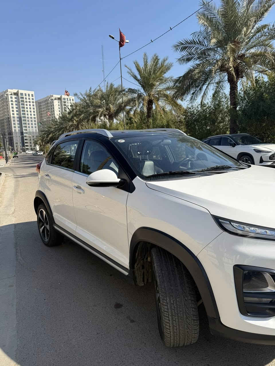 شيري تيجو 2 برو – Chery Tiggo 2 Pro
الموديل: 2022 
اللون: أبيض
الممشى: 23,000

 • المحرك: 1.5 L
 • القير: أوتوماتيك CVT
 • الدفع: أمامي
 • الوقود: بنزين
 • صرفية البنزين: اقتصادية جدًا

 • شاشة لمس وسطية
‏ • Apple CarPlay / Android Auto
 • بلوتوث + USB
 • تحكم بالمقود
 • مكيف قوي
 • مقاعد قماش
 • زجاج كهرباء
 • قفل مركزي
 • تشغيل بصمة 
 • السيارة نظيفة
 • ما بيها مشاكل
 • استعمال شخصي
السعر :115$
رقم التواصل: ***********
