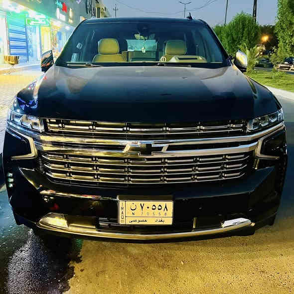 تاهو 2021 برايمر
خليجية مكفولة كفالة عامة 
السيارة ماشية ٧٥ كيلو نظيفة جداً 
داتا شو جبيرة 
ويل ٢٢ 
كشنات كهرباء تدفئة تبريد خزن ميموري 
ثلاجة
٥ بصمات 
صندوك چلاق
تبريد ٣ قطع منفصل 
٣ شاشات 
الكشنات الخلفية كهرباء 
سستم صوت BOSE
مكينة 5300 مكفولة ما ممدود عليهة درنفيس 
وما مفتوح بيهة برغي 
رقم بغداد ب اسمي تحويل ثاني يوم 
مكانهة بغداد المواصلات 
للتواصل *********** أو خاص
