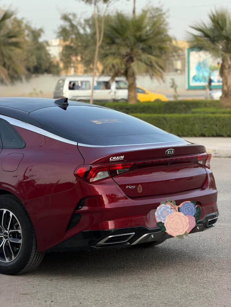 السلام عليكم
سياره للبيع 
موديل 2021
كي فايف   k5  
جاهز كير مكينه تبريد كفاله
حداديه 60من100
رقم بغداد دولي  ( معوقين)
موصفات 
كشنات مخمل 
تحكم ستيرن 
كاميرا 
حساسات 
انضمه قياده ٤ 
رادار امامي 
 حادث السياره سطحي 
وجاملغ وبنيد مصبوع جماليه
بدون دواخل
ارباك فقط برده جهت السايق
مكاني السياره كربلاء 
للستفسار ***********
