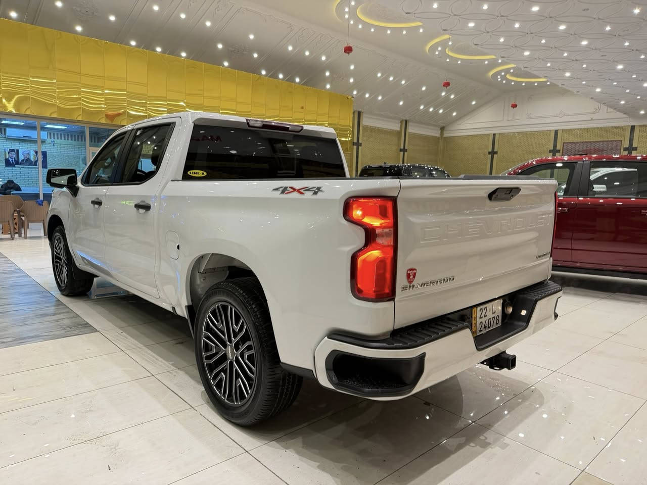 MCA IRAQ 
——————————
BRAND : CHEVROLET SILVERADO
CLASS : CUSTOM
ENGINE : V4 - 2.7T - 4x4
STATUE : 2 PART PAINT ٢ قطعة صبغ
YEAR : 2022
PRICE : 26.000 $ 
COUNTER : 47.000 MILE
IMPORTING : وارد امريكي
ADRESS : Erbil , أربيل شارع ١٠٠م صف دائرة گمرگ
FOR IFORMATION CALL US :
MARHABA CARS 
 📞 : ***********
📞 : ***********
