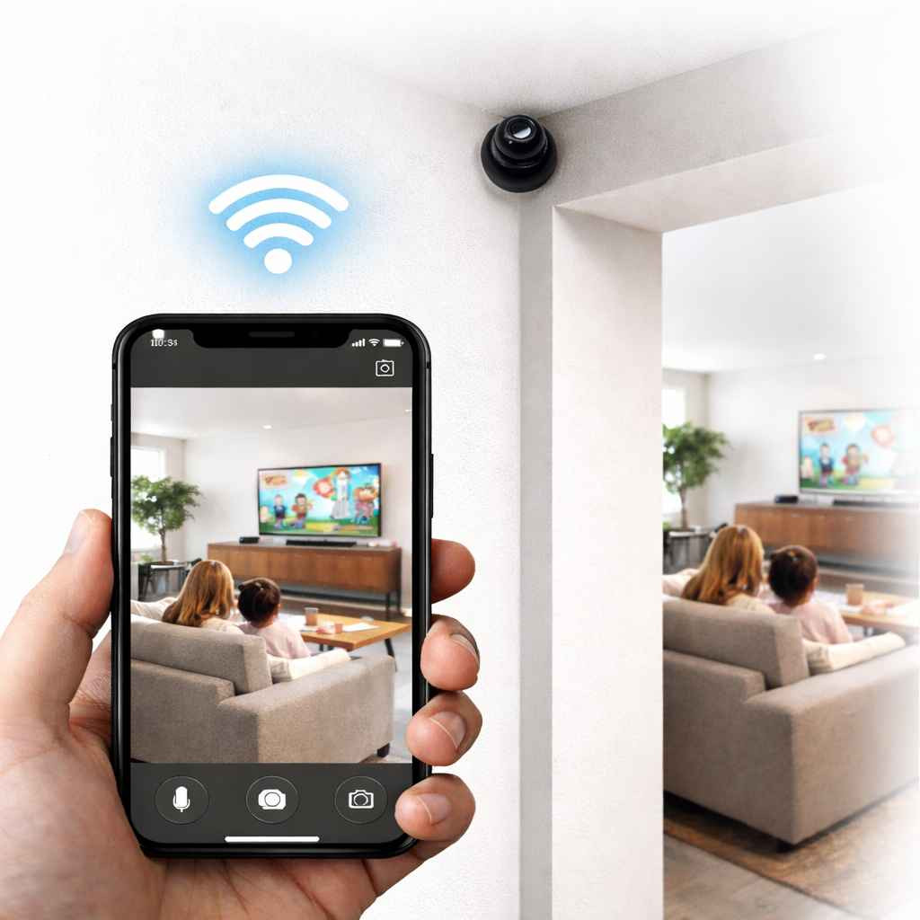 كاميرا مراقبة WiFi صغيرة HD مع تطبيق Z-IOT CAM

كاميرا فيديو تعمل بالكهرباء عالية الدقة تعمل عبر الواي فاي، تُستخدم بسهولة من خلال تطبيق الهاتف لمتابعة الفيديو مباشرة.

• تدعم الاتصال عبر WiFi لعرض الفيديو على الهاتف

• تصوير فيديو بجودة HD

• تعمل مع تطبيق Z-IOT CAM للتحكم والمتابعة

• إمكانية الاتصال المباشر عبر نقطة اتصال (Hotspot) الخاصة بالجهاز

• تصميم صغير وسهل الاستخدام

• تحتوي على وظائف تصوير وفيديو

• نوع المنتج: كاميرا WiFi
• جودة الفيديو: HD Video Camera
• التطبيق: Z-IOT CAM
• الاتصال: WiFi / Hotspot (ZIOT)
• الأزرار: تشغيل / إيقاف / إعادة ضبط (Reset)
• المؤشرات: ضوء أحمر وأزرق لحالة التشغيل

محتويات العلبة:
• كاميرا WiFi
• كتيب تعليمات
• بطاقة QR لتحميل التطبيق بعقوبة, ديالى


**إذا كنت صاحب هذا الإعلان وتريد حذفه لأي سبب، رجاءا أرسل رسالة إلى الدعم الفني**
