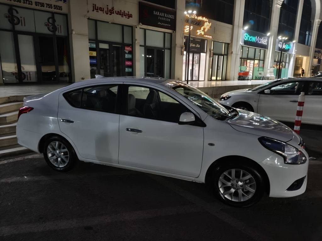 Nissan Sunny 2024 For Sale 🚘✨
​نيسان صني موديل 2024 (الهندي - أم البليتة الزرقاء) بحالة ممتازة جداً وماشية 11 ألف كم فقط!
​المواصفات:
🔹 موديل 2024 (رقم أربيل - بإسمي وتحويل مباشر 📝)
🔹 ماشية 11,000 كم فقط.
🔹 مفرشة ومدوشمة بالكامل أول ما طلعت من الوكالة 🛋️.
🔹 4 جامات كهرباء.
🔹 تبريد خلفي❄️.
🔹 ويلكاب بلادي.
🔹 نسخة "أم البليتة الزرقاء" المرغوبة 🔵.
​📥 للتفاصيل والسعر: راسلوني او اتصل على *********** واتساب بغداد, العراق
