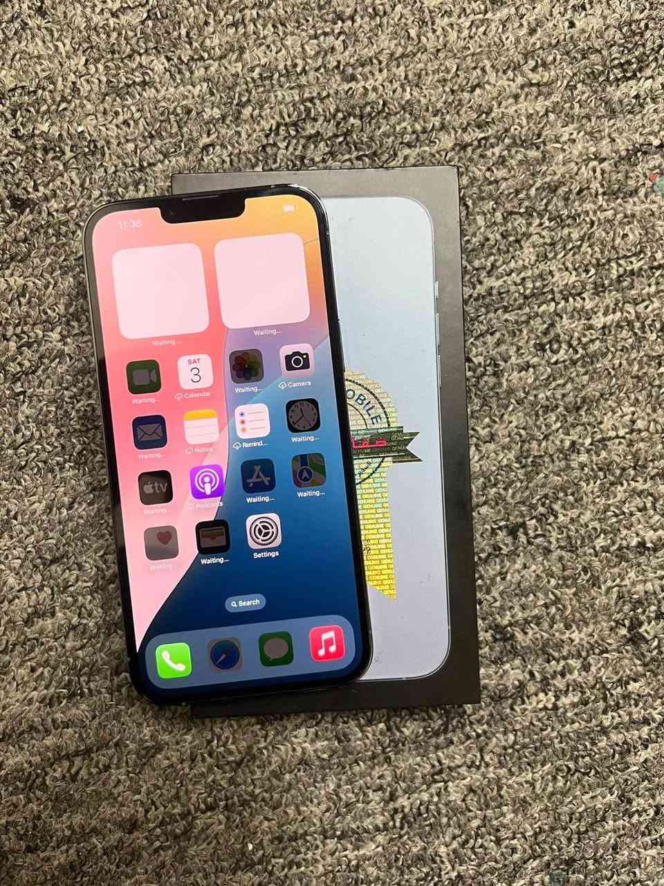 ايفون 13برو ماكس للبيع مكفول كفاله عامعه بطاريته 88 بلادي  جهاز نضيف شرق اوسط السعر 750وبي مجال قليل  تواصل ***********
