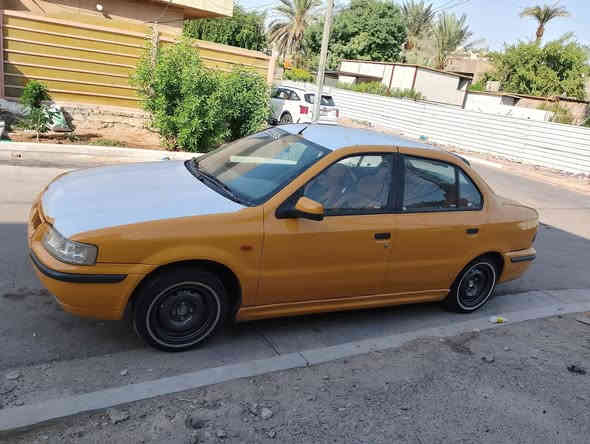 شباب السلام عليكم عندي سمند تكسي محور كورله بيكاجو 1600 السياره  بيهه ضربه جاملج امامي وجاملخ خلفي مصبوغة عام بسمي ثاني  التحويل تخم التاير خط ابيض جديد صدر اماني وخلفي جديد محرك مابي شي بس الكير بي النمره الرابعه متنمر فقط ابيع هيجي مكاني بغداد حي العامل *********** السعر 32 وبيهه مجال قليل بيع او مراوس
