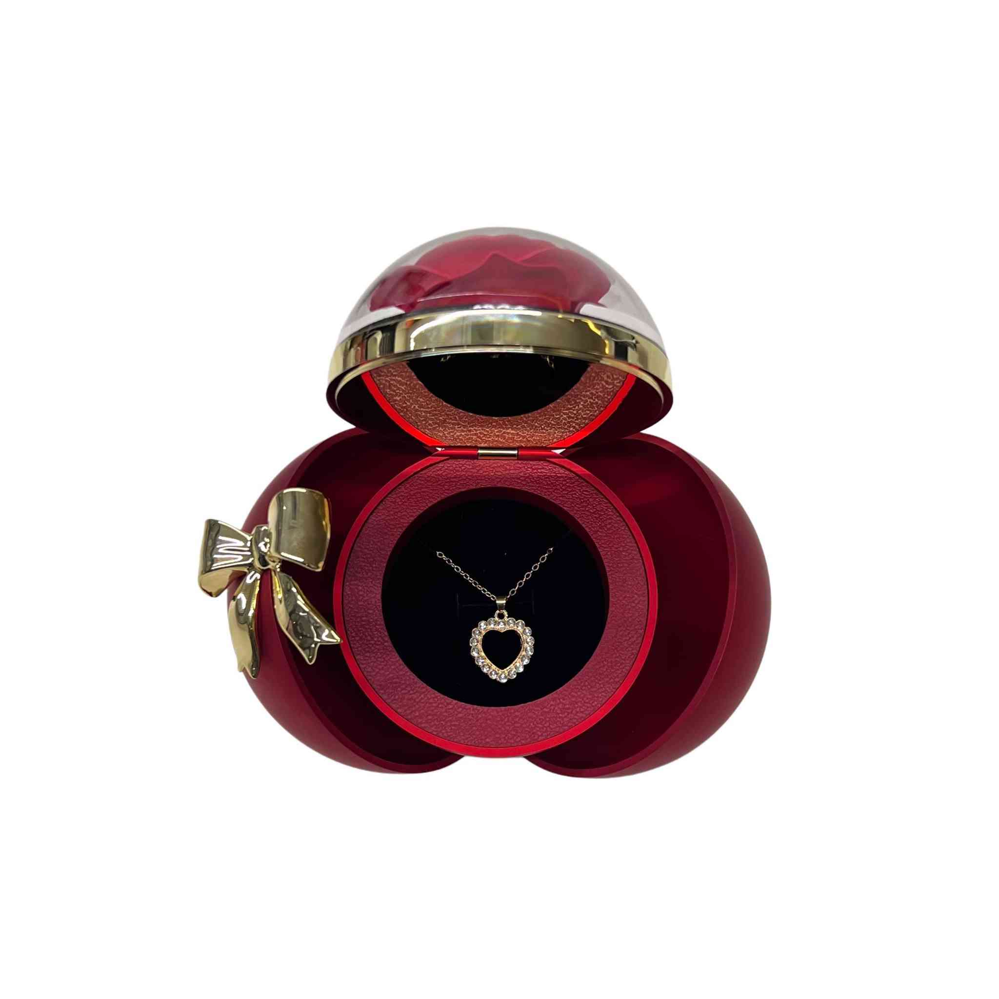 بس ب20 وااتوصيل مجاني
صندوق الهدايا الملكي (قلب مرصع ووردة حمراء)

صندوق هدايا متكامل يجمع بين التصميم الهندسي المبتكر وفخامة المجوهرات، مصمم لتقديم تجربة مفاجأة لا تُنسى.

• تصميم كروي مبتكر: الصندوق يأتي بشكل كرة "أورمانت" بلون أحمر مطفي (Matte) مع فيونكة ذهبية فاخرة.

• آلية فتح فريدة: ينفتح الصندوق من الجانبين ليكشف عن وردة حمراء ومكان مخصص للقلادة في آن واحد.

• وردة داخل قبة زجاجية: تتوسط الصندوق وردة حمراء كبيرة محمية بقبة شفافة تضفي لمسة جمالية دائمة.

• قلادة القلب المرصع: يتضمن الصندوق قلادة ذهبية اللون بتصميم "قلب مفتوح" مرصع بفصوص كريستالية لامعة بالكامل.

• علبة إهداء خارجية: يأتي المنتج مع علبة كرتونية وردية أنيقة مزينة برسومات "Love" وفيونكة لسهولة الحمل والإهداء.

المواصفات:
• اللون الخارجي: أحمر ملكي (Matte Red) مع لمسات ذهبية.
• الشكل: كروي (Apple Shape) مع قاعدة مسطحة للثبات.
• القلادة: معدن ذهبي اللون، تصميم قلب مرصع بالفصوص الكريستالية.
• الوردة: وردة صناعية حمراء ذات مظهر واقعي داخل قبة شفافة.
• الإغلاق: إغلاق محكم بفيونكة ذهبية علوية.

محتويات العلبة:
• صندوق الإهداء الكروي (الوردة مدمجة بالداخل).
• قلادة القلب المرصع بالكريستال.


**إذا كنت صاحب هذا الإعلان وتريد حذفه لأي سبب، رجاءا أرسل رسالة إلى الدعم الفني**