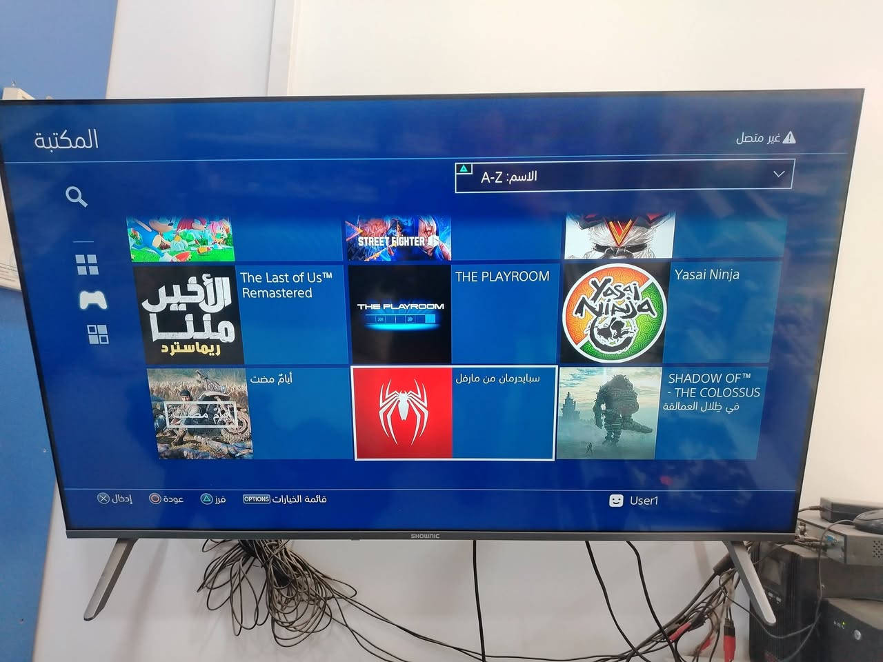 @إشارة
 متوفر بلي ٤ سلم مهكر لوك ستيكر باندل كول اوف ديوتي هارد تيرا جويستك واحد متروس العاب ب ٣٥٠
مكاني بغداد حي الجهاد توصيل موجود


**إذا كنت صاحب هذا الإعلان وتريد حذفه لأي سبب، رجاءا أرسل رسالة إلى الدعم الفني**