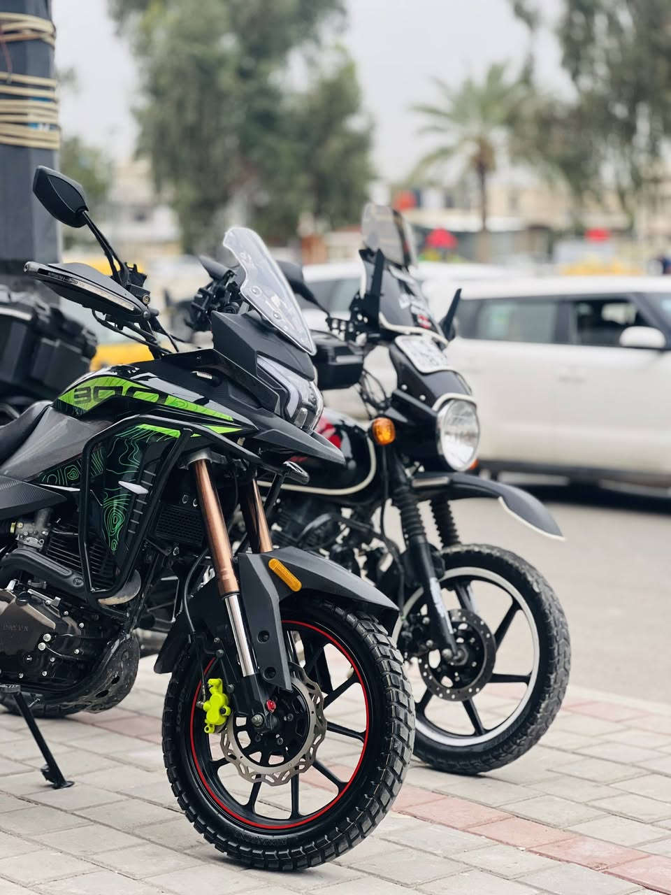 السلام عليكم
دراجة ادفنجر موديل ٢٠٢٦ 
ماشية ١٠الف 
للبيع نقص فقط جامة و مرايات 
السعر ٣ و ٢٠٠ 
مكاني بغداد 
الرقم ***********
