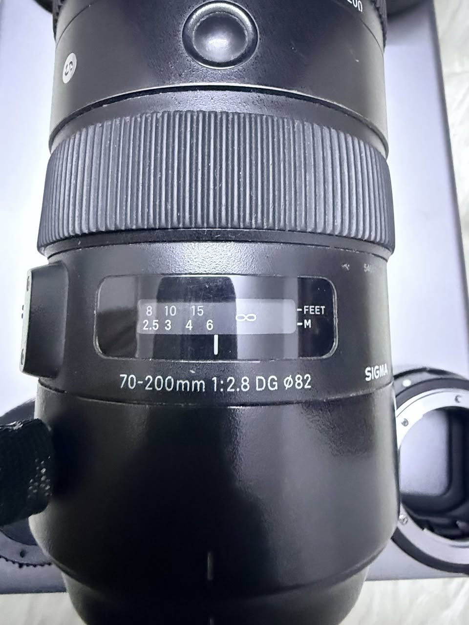 السلام عليكم
عدسة نيكون 70-200
فتحة 2.8
سكما 
وياها ادبتر لنيكون Z 

وهاي صورها ⬇️⬇️⬇️

سعرها (500)


**إذا كنت صاحب هذا الإعلان وتريد حذفه لأي سبب، رجاءا أرسل رسالة إلى الدعم الفني**