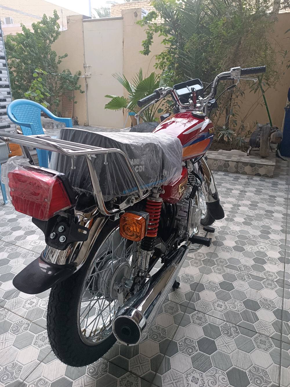 دراجه نامه توه مشدوده صارله 5 ايام موديل 25 شاصي سنكر مكاني ناصريه مركز 