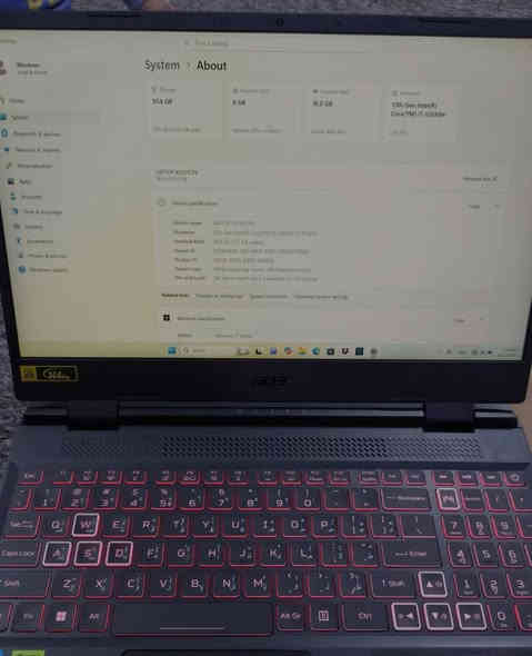 لابتوب كيمنك، ايسر i7 جيل 12 فئة H
الحالة جديد، داخل الباكيت نظافة 100% ، مستخدم ايام فقط شاحنته معه والباكيت كذلك
سبب البيع ما احتاجه بشغلي، مواصفاته اعلى من الي احتاجه بهواي
 المعالج : 12650-Intel Core i7 الجيل 12 فئة H للاداء العالي
RAM: 16GB
التخزين: 1TB SSD
كارت الشاشة: 4050 NVIDIA GeForce Rtx 6GB
الشاشة 15.6" FHD Full HD
النظام 11 Windows أصلي
مثالي لل : الألعاب الحديثة - الفوتوشوب - التصميم - الهندسة
- المونتاج - البرمجة

السعر 1,250,000 قفل
مكاني البصرة
للاستفسار خاص او اتساب ***********
