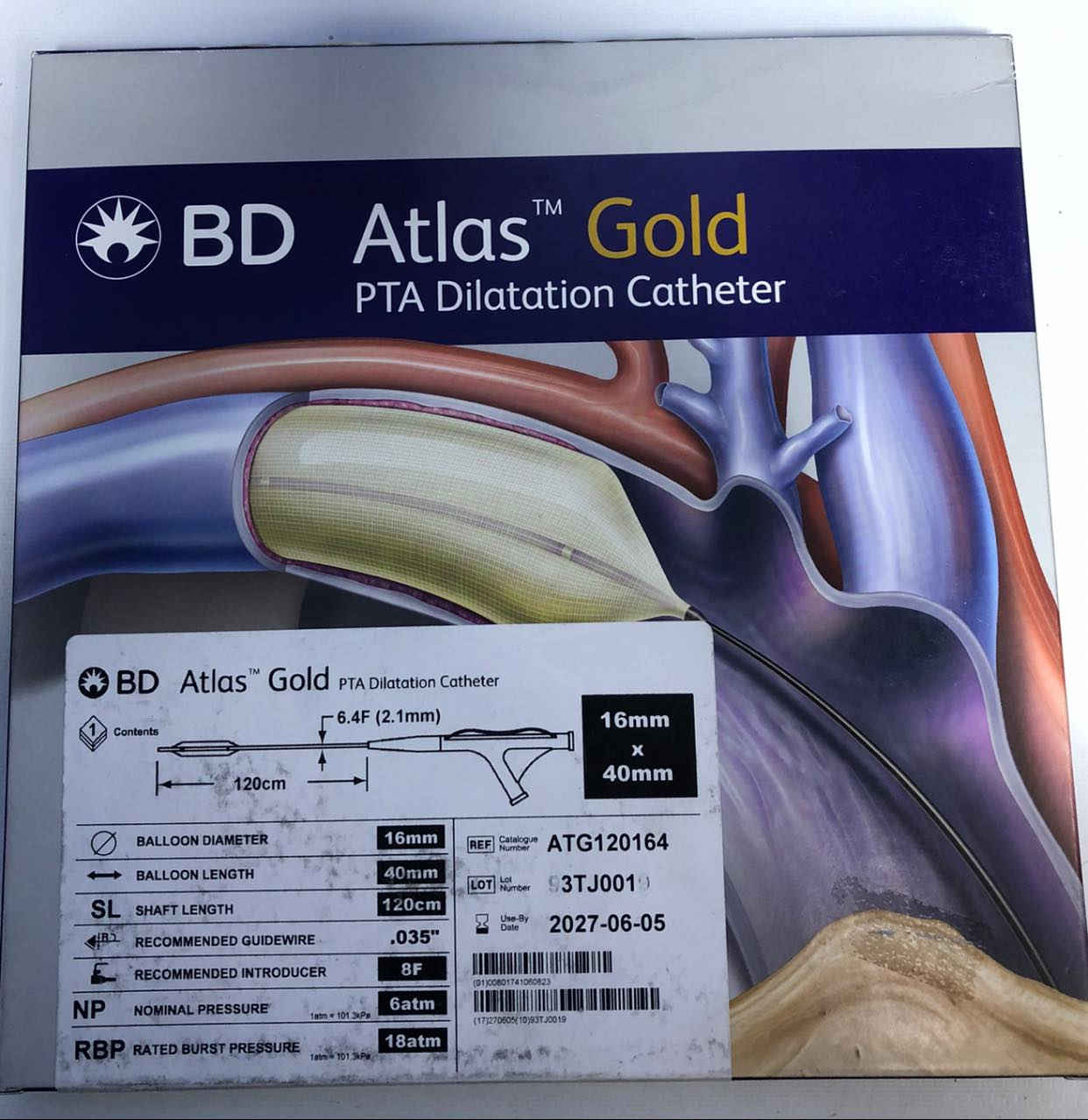 يتوفر  Atlas Balloon  قياسات 14mm*40mm
16mm*40mm
 شركة Bard 
استفسار والتواصل على واتساب المكتب 
***********
العنوان باب المعظم تقاطع الصرافية عمارة الجوهرة /  مكتب شريان
