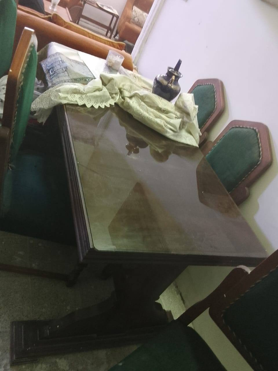 ميز طعام صاج نظيف مع ٦ كراسي المكان المنصور


**إذا كنت صاحب هذا الإعلان وتريد حذفه لأي سبب، رجاءا أرسل رسالة إلى الدعم الفني**