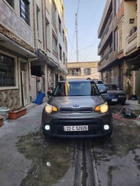 كيا صول مديل ١٨ لون رصاصي محرك ١٦٠٠ جي تي اي حادثهة جاملخ صفحة السايق ...