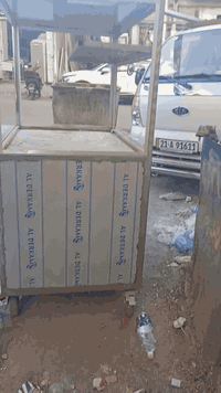 عربانه ستل استيل غدائي درجه اولى اتصال 07875454141