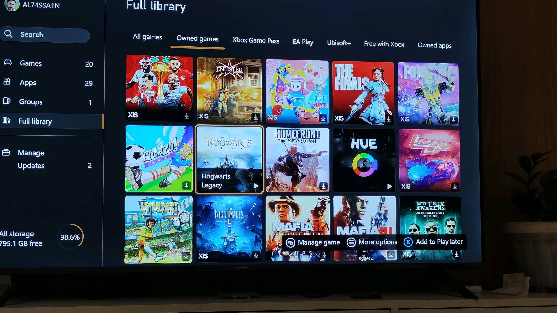 للبيع اكسبوكس سيريس اس 512 گيگا وياه
اليدة مالته + يدة إليت 2 الاصلية + يو بي اس 1200 يشغل تلفزيون واكسبوكس ثلث ساعة + سماعة استرو A 10 + هارد تيرا اصلي من شركة transcend   ماخذه ب85 الف وبي هواي العاب محملة
وحسابي الشخصي مشتري بي هواي العاب
اكثر من 25 لعبة🔥🔥
 موضحة بالصور وبي گيم باس لحد يوم 23/2 يعني شهر واسبوع 

السعر 475🔥 وبي مجال للشراي مكاني بالنجف وتوصيل متوفر
