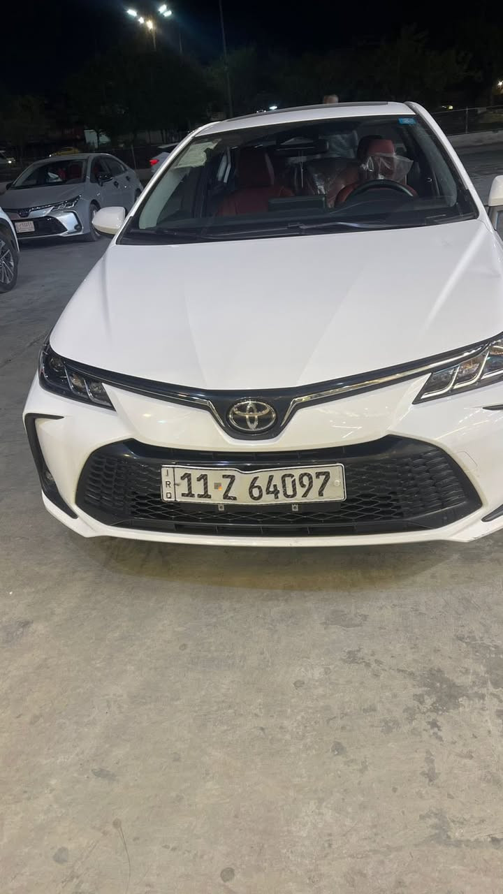 السلام عليكم كورلا هايبرد تجميع الصين 
موديل 2024
بأسمي تحويل مباشر 
السياره فول مواصفات 
داخل احمر جلد 
سلايد روف 
مانع انزلاق 
مانع تصادم 
تحديد مسار 
كروس سرعه
ماشيه 24 الف 
السياره سابقاً كفاله 
بيها هاي الطحات ابيعها ع حادثها 
السعر 138$وبيها مجال 
للاستفسار ‭0773 755 8553‬
