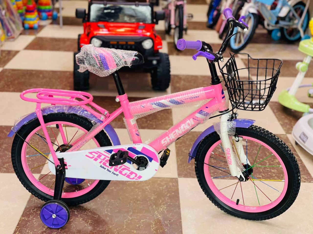 #جديد ريا للهدايا والالعاب 

بايسكل حجم ١٦ حديد ثقيل 💯💯
من عمر ٥ سنه الى عمر ١٠ سنه 

🔴🔴🔴اسعار تنافسيه ومختلفه عن الباقي 🔴🔴🔴

الوان مختلفه 🔵🔴⚪️

العنوان هيت الجمعيه الاولى شارع حامي حميد مجاور مطعم الشيف السوري
للاستفسار ***********
