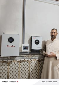 طاقة شمسية • كهرباء 24/24 • قرية العيون