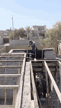 قالب خشب • بيتونة • جنوب الموصل