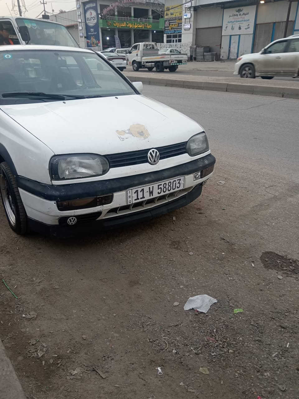 السلام عليكم من رخصة الإدارة المحترمة كولف نفخ موديل ٩٨ جاهزه من كلشي رقم بغداد نكليزي تحويل مباشر بسمنه سياره فول اوتوماتيك كير مكينه صدر كير ميكانيك مكينه ١٨٠٠ دوش المرغوب كهربائيات تخم تاير باتري فيت بم كله جديد نقص تبريد فقط سنتر لك ريمونت السعر ٤٨ وبيها مجال بصيط مكان السياره بغداد الكفاح قرب مستوصف الشيخ عمر رقم الهاتف *********** اسف على الإطالة
